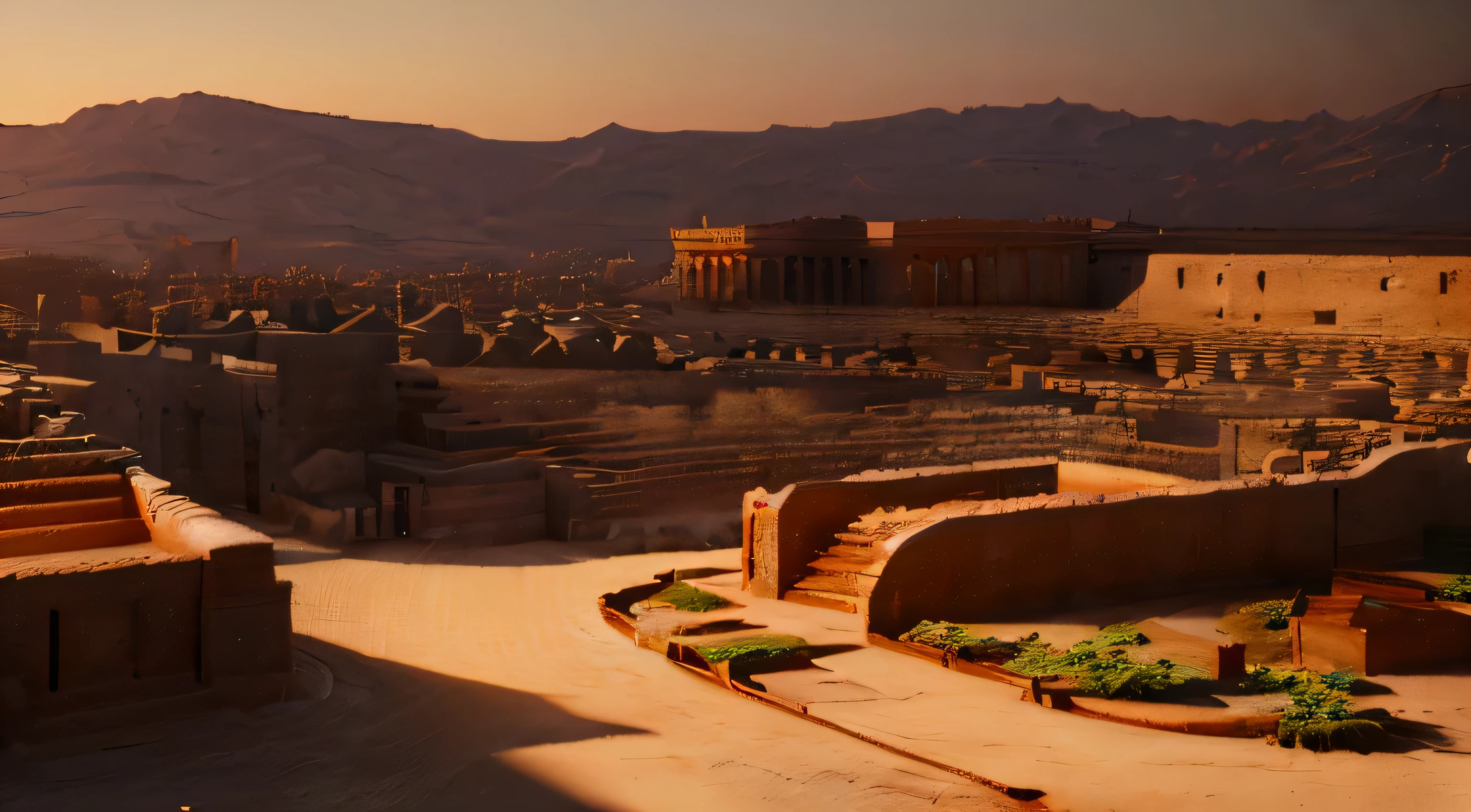 Ancient Israel、1st century、(((Perished city))、dark ambiance、evening、in 8K、Raw photography、top-quality、masterpiece:1.5、ultra-lightweighthigh-resolution、Photorealsitic:1.5、ciinematic light、soft volumetric lighting:1.5、realisitic、Photorealsitic:1、Detailed skin、profetional lighting、a picture、foco nítido、detaileds、profetional lighting、photon maping、detailed and intricate environment、ighly detailed、top-quality、Artistic photography、photorrealistic concept art、soft natural volumetric cinematic perfect light、Midjourney、Detailed hand、