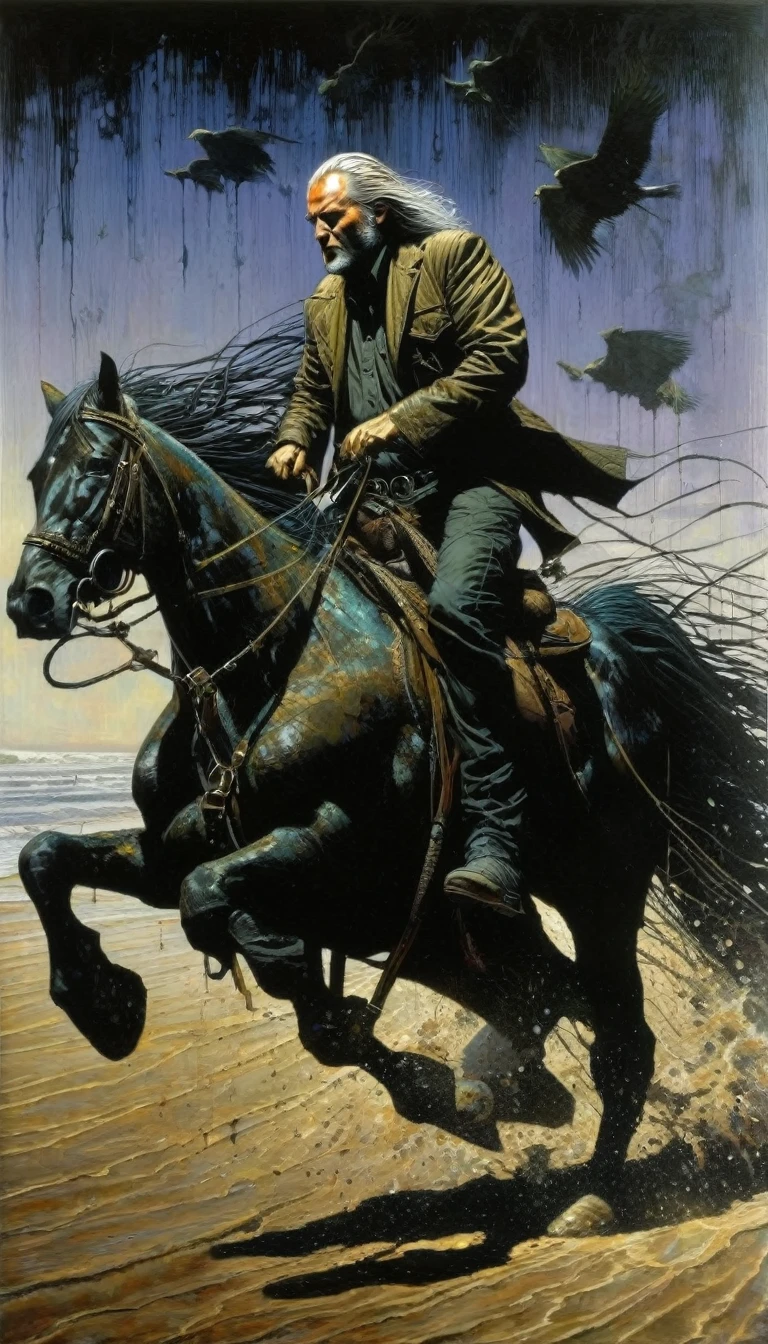  (art inspired by tim bradstreet). oil painting)
