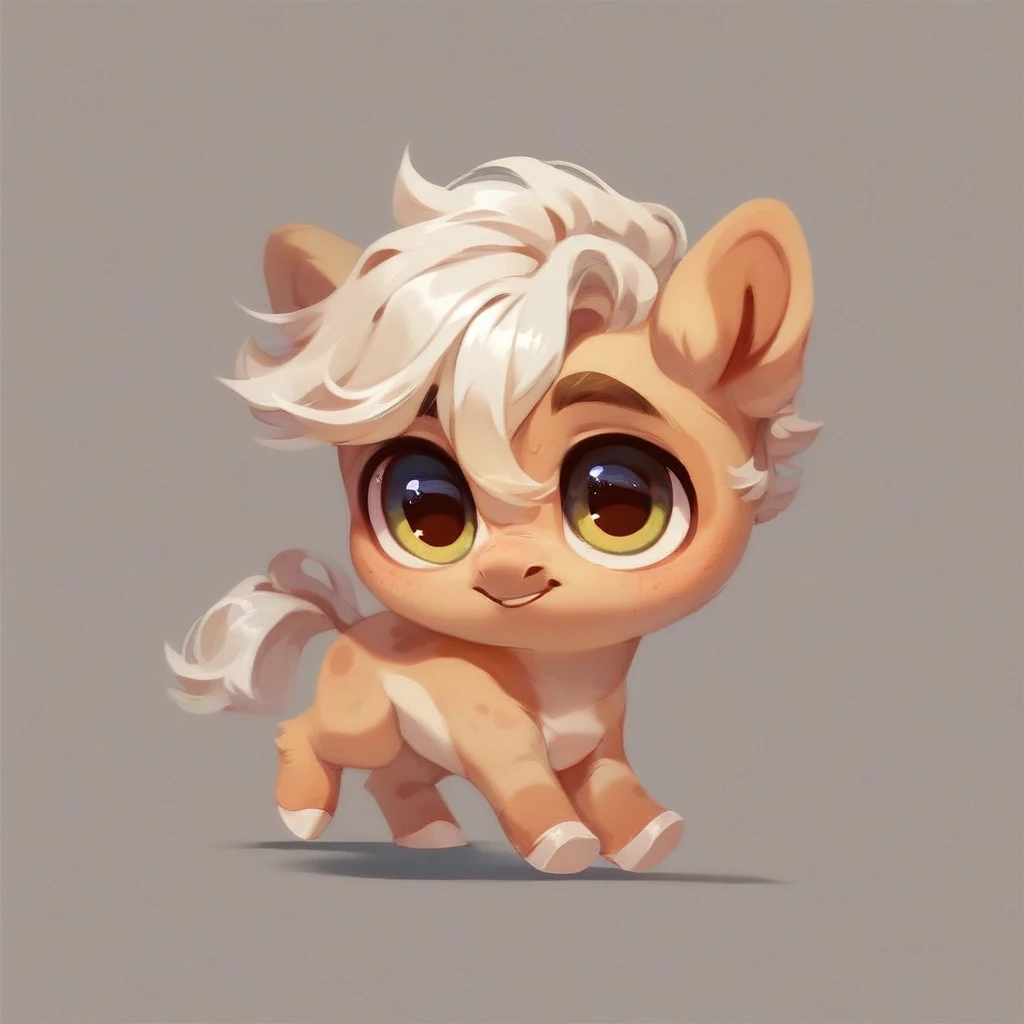 score_9, score_8_up, score_7_up, score_6_up, cute pony portrait, simple background, full body,chibi body, Kyle