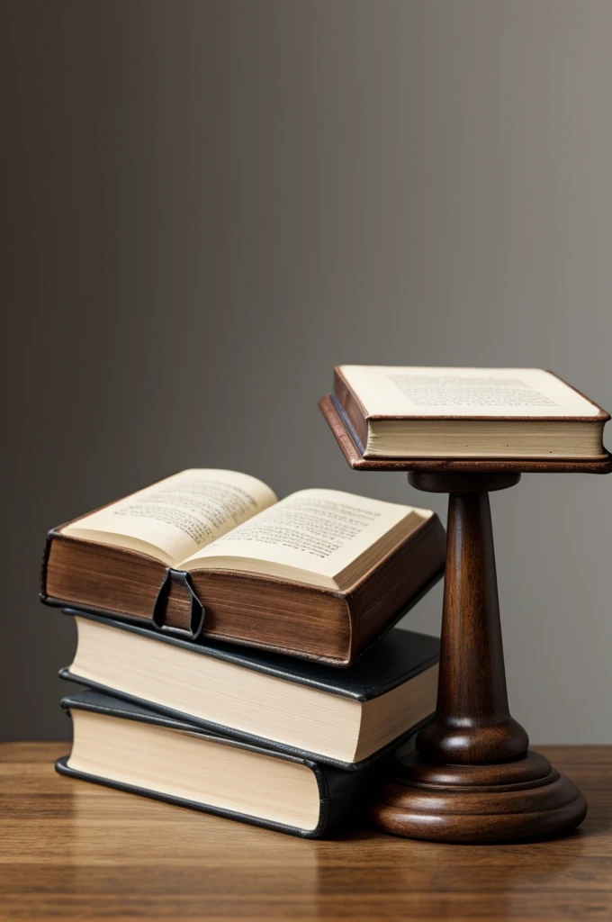 Image of a scale where one side is a tooth and the other side is a book, that is balanced