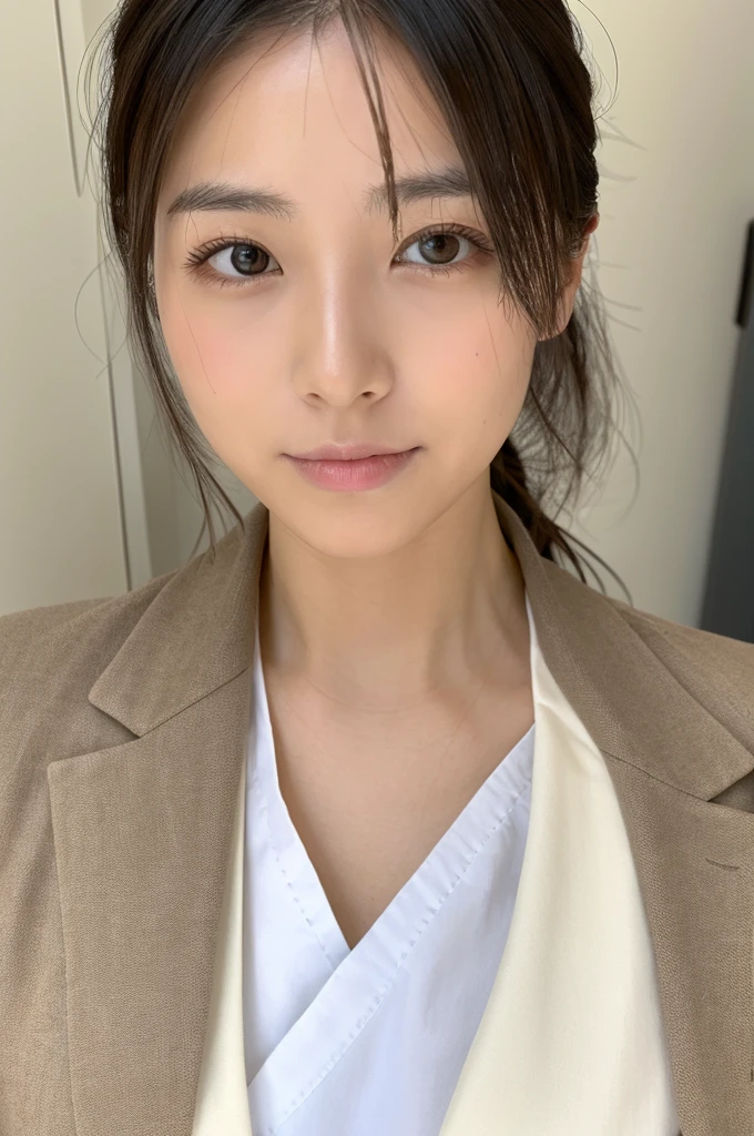 ((Highest quality)), ((masterpiece)), (detailed),Perfect Face,Japanese,Female doctor,White