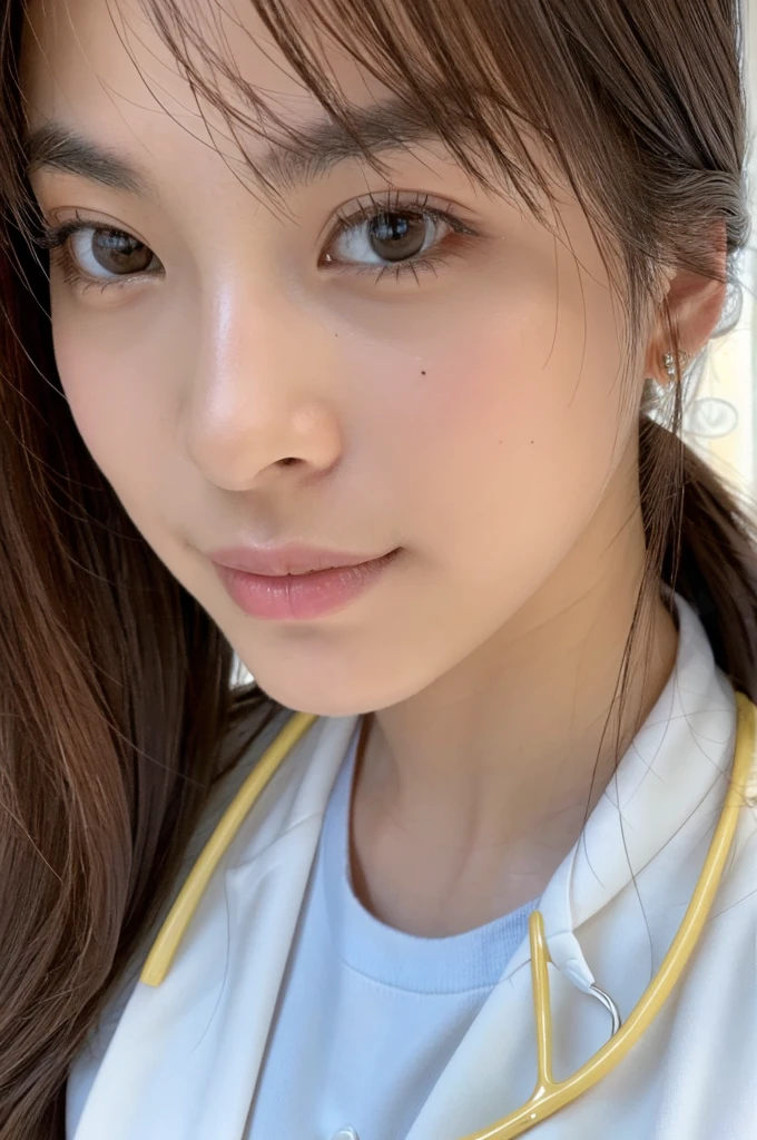 ((Highest quality)), ((masterpiece)), (detailed),Perfect Face,Japanese,Female doctor,White