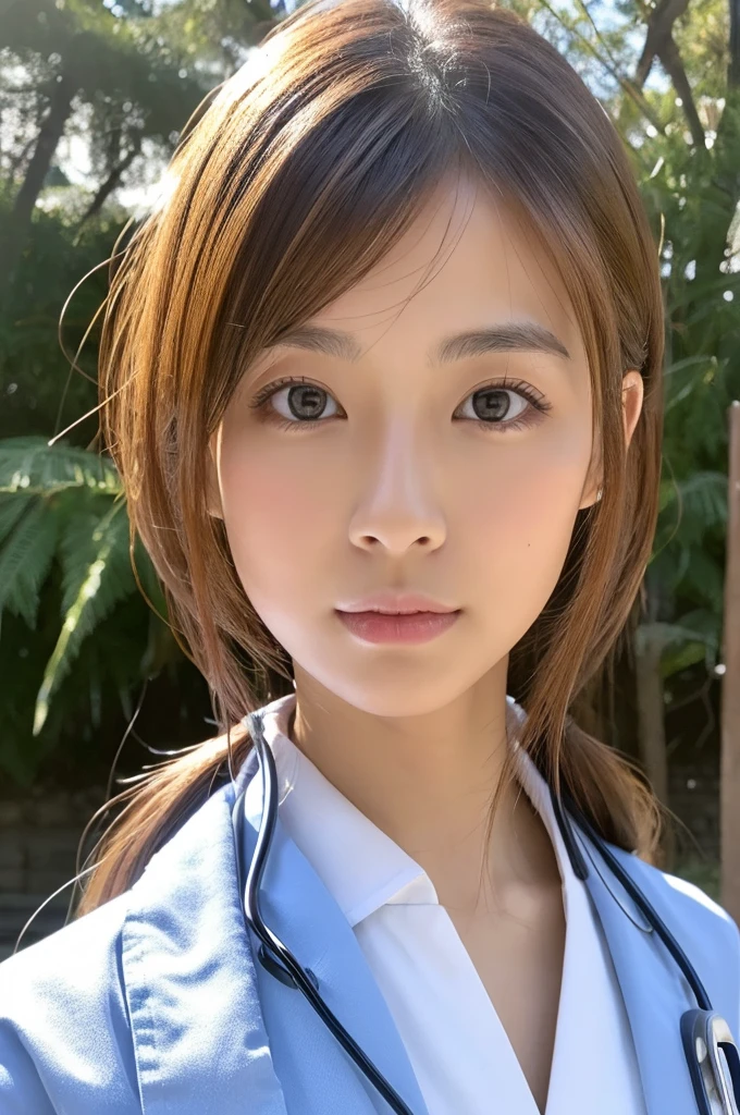 ((Highest quality)), ((masterpiece)), (detailed),Perfect Face,Japanese,Female doctor,White