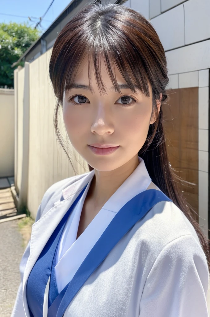 ((Highest quality)), ((masterpiece)), (detailed),Perfect Face,Japanese,Female doctor,White