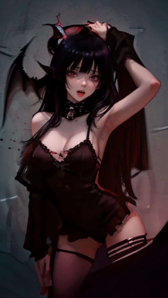 Moonlight night , , afigao, eroticwear, , language, saliva on tongue, Erotic clothsexy pose, hot gir sex, hentai, , A vamp, Daric, black, (black hair), asymmetrical bangs, Blunt bangs, straight hair, Long sideburns, Devil girl, Eyes purple, tooth, Orgasm, the power of darkness,y shot,