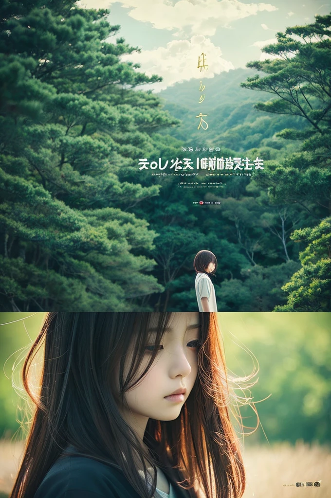 Cool album artwork with emotive content/Japanese anime style photo