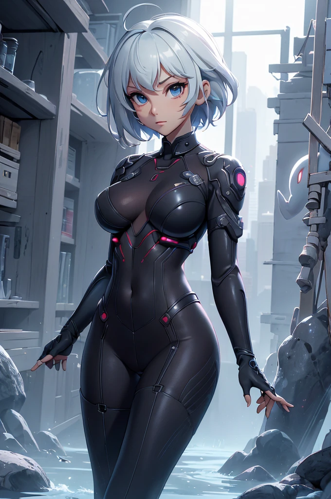 Mini Ghost in the Shell, (Ghost in the Shell), solo, ray tracing, 3D style, 3DMM, ((oses per photo)), ((oses ouch cada foto)), fully body,(Front view),(Costas Issue), (Emist on the left), show flat belly, (((oses per photo))),(very big breastsperfect ass, perfect and symmetrical eyes, (perfect handuturistic sword in hand)), ((short hair)),((Open wizard clothes)),white clothing with textured edges, skin fair, luouchas detalhadas, White thigh-high tights with trim, ouchestido aberto ouch "ouch", Waist slender, big legs, low water, Show legs to the top of the waist, (broken fabric falling over the legs),((open top)),ultra realistic skin, realistic human eyes,ultra realistic skin,((striped shirt)),super sensual suit, colorfully,top with ruffles,(pubis with a lot of volume),(extremely sensual),(very sensual),(((very detailed high level lighting))),(((raytracing))),(((couchstic effect))),(((bodysuit open to the waist))),((costume fitted from the breasts down, perfectly imitating the curves of the body))