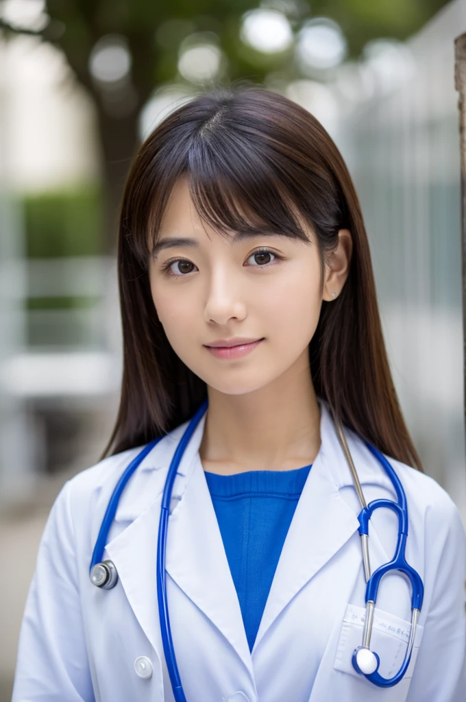 ((Highest quality)), ((masterpiece)), (detailed),Perfect Face,Japanese,Female doctor,White