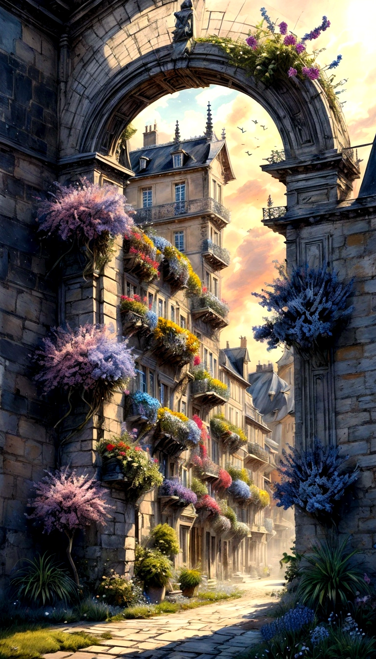 Le fond est vert-bleu,Le tout exprimé avec des bijoux, l'arrivée du printemps, diverses belles fleurs de chrysanthème
, belles papillons,angles regardant d'en bas, divers bijoux tombant du ciel, magnifique et belle vue superbe, légèrement brumeux, fantastique, Haute résolution, 8k, (meilleure qualité, haute résolution, réaliste:1.37), fleurs métalliques brillantes, pétales complexes et délicats, surfaces réfléchissantes, couleurs vives, Détails complexes, vue rapprochée, jardin surréaliste, Beauté surréaliste, ambiance de rêve, beaux-arts, plantes abstraites, sculpture métallique, textures contrastées, lueur éthérée