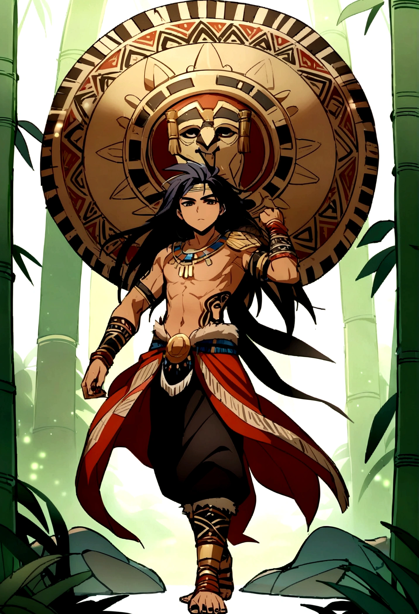(((Man body and Peregrine falcon head))) Highest quality, Very high resolution, 4K fine CG, masterpiece, Egyptian mythology, Cons, moonlight,God of the universe, Ancient Egypt, Standing pose, night, White clothes , Egyptian clothing, desert, Ancient Egypt, ((Peregrine falcon head, Male Body)), beautiful, Beautiful images, In the center of the screen, Standing pose
