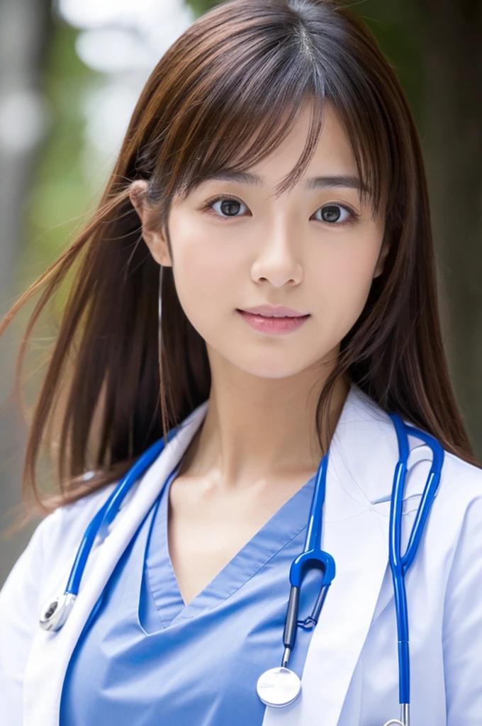 ((Highest quality)), ((masterpiece)), (detailed),Perfect Face,Japanese,Female doctor,White