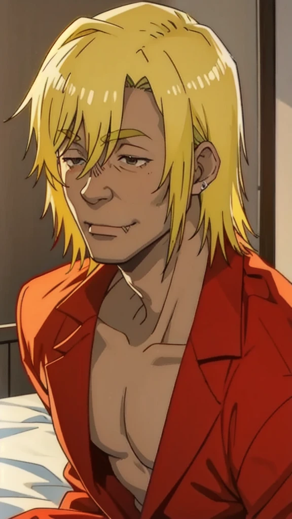 (masterpiece, best quality:1.2), 1man, 独奏,middle aged,35-year-old man、Thug、Love Hotel,City of night、blondes、DQN,Yakuza、bad face,Dark Room,On the bed、Busaic face,in Busam、big penis,
blondes,Completely naked、Middle-aged men、Ugly、Dirty face、Bad face、naked、((全naked))、1people、Hotel、On the bed、nude、obscene、sadist