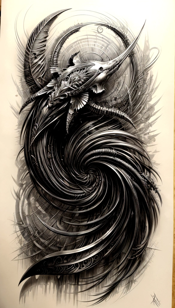 (in the way of'Aaron Horkey:1.4),
1fille,
reine \(chess\),rainbow pony,metal spiral sharp corners,