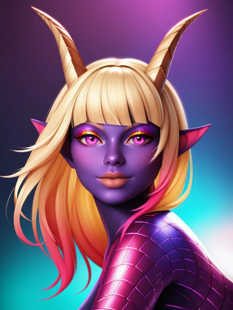 a colorful rainbow pony, sharp metallic spiral horns, detailed fantasy creature, (best quality,4k,8k,highres,masterpiece:1.2),ultra-detailed,(realistic,photorealistic,photo-realistic:1.37),intricate patterns,shiny metallic textures,vibrant colors,cinematic lighting,magical fantasy,highly detailed digital art