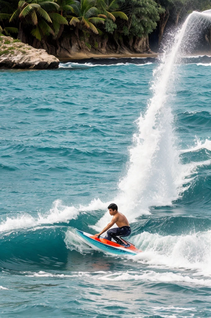 splash de agua