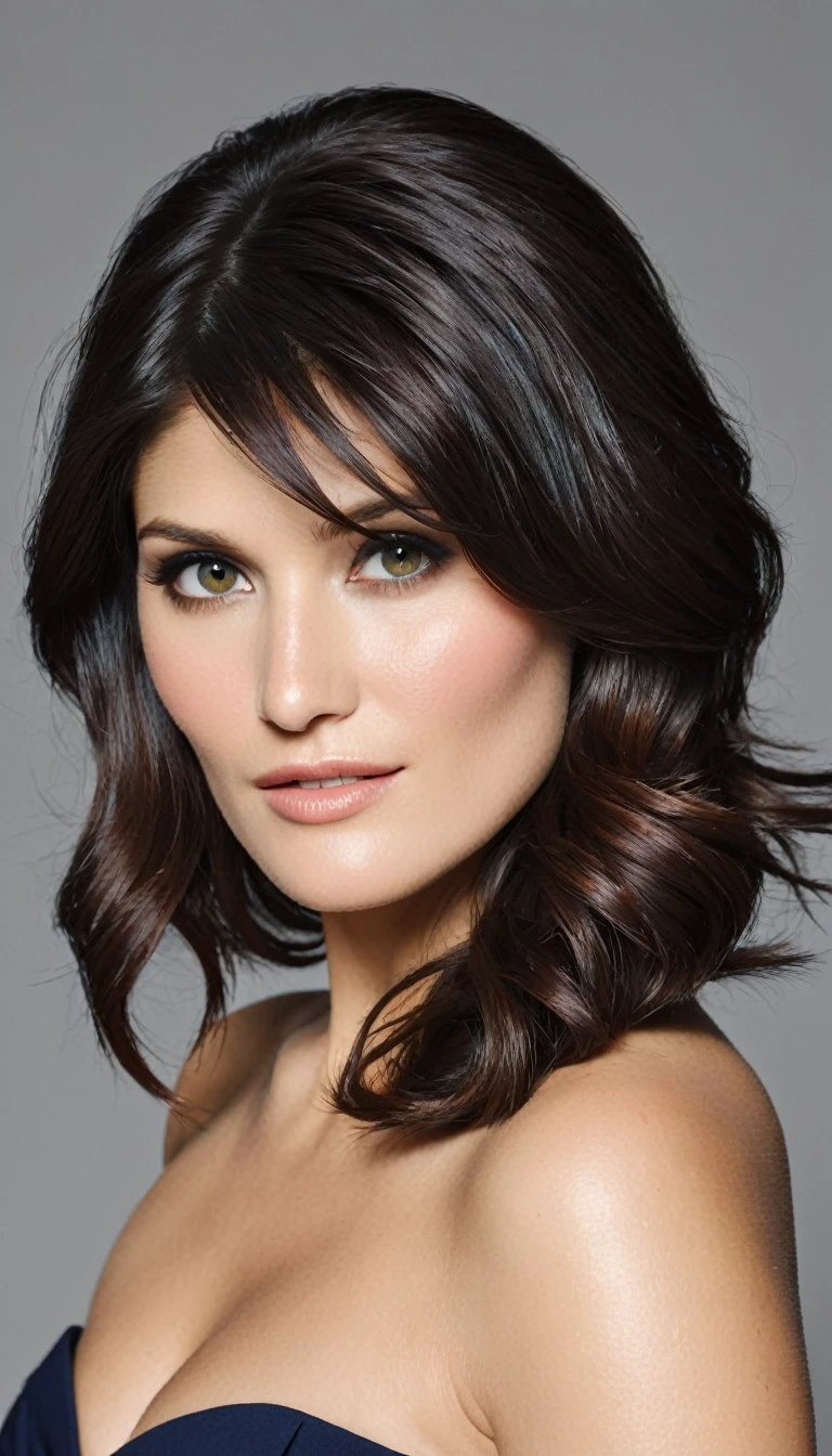 (((magnifique magnifique Gemma Arterton, poser pour des photos, avoir l&#39;air sexy, montrant son sourire, lèvres ébouriffées, cheveux longs et flottants, des yeux extrêmement jolis, hispanic))), ((porter un collier en argent à fleurs)), photographie réaliste, très détaillé, pointu focus, (Éclairage des touches), (Ambiance librairie intérieure), chef-d&#39;œuvre, extrêmement magnifique, beauté parfaite, (corps parfaitement ajusté, Hanches larges,  taille, cuisses épaisses, abdos fermes, beau corps, gros seins), ((25 ans)), (extrêmement détaillé 8k wallpaper), ((visage détaillé)), (((porter une chemise blanche, Jupe courte en tweed, nylons avec une couture, sandales à lanières)), (longs cils foncés), (((des boucles d&#39;oreilles))), ((())), (((vu de derrière))), (regarder la caméra), ((())), (modèle glamour), (expression faciale affectueuse et heureuse) (((debout entre de hautes étagères remplies de livres))), extrêmement détaillé, chef-d&#39;œuvre, Détails complexes, très détaillé, pointu focus, peau détaillée, texture de peau réaliste, texture, Yeux détaillés, Haute résolution, Couleur Kodak Vision, Photo_\(ultra\), Post-traitement, détail maximum, rugosité, vrai vie, ultra réaliste, photoréalisme, la photographie, absurdes, Photo brute, la plus haute qualité, photo couleur RAW très détaillée, photo professionnelle, extrêmement détaillé UHD 8k wallpaper unit, meilleure qualité, haute résolution, (chef-d&#39;œuvre, Qualité supérieure, Haute résolution:1.4), photo, cinématique, grain de film, pointu, douce lumière naturelle, magic la photographie, Super détaillé