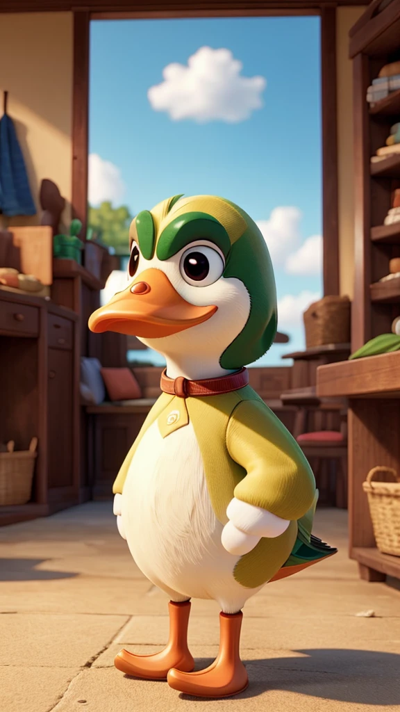 Consider an image that, At first glance, looks like a duck. The duck's head and beak are clearly drawn, and he seems to be looking to the left. However, when looking again, the same figure can be interpreted as a rabbit. The duck's beak turns into the rabbit's ears, and the duck's eye serves as the rabbit's eye. This visual ambiguity creates a double meaning in the image, where the viewer can alternately see a duck or a rabbit.