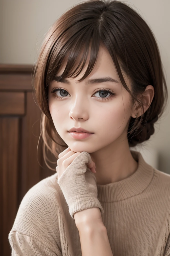 A woman who appears to be a Christian and is wearing well-behaved clothes