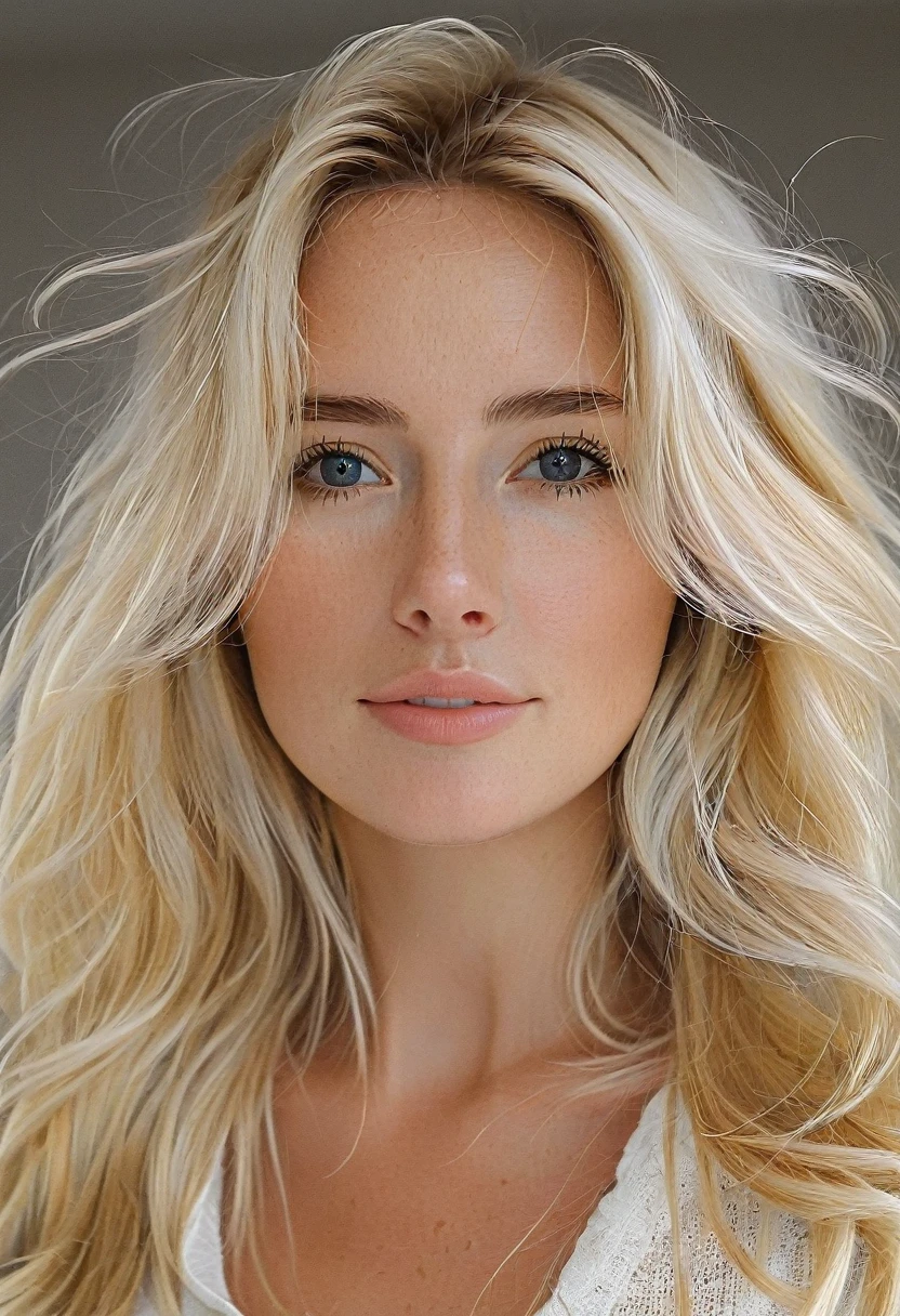 generate me a blonde woman