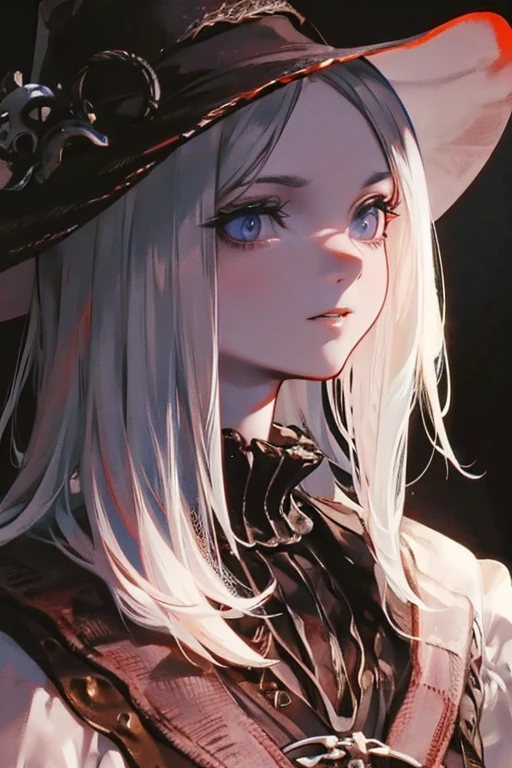 The Centered Portrait Of Cannibalism Skeleton Woman From Bloodborne.