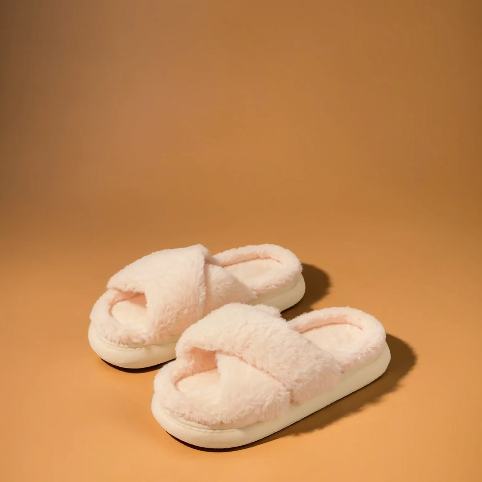 soft pink slippers
