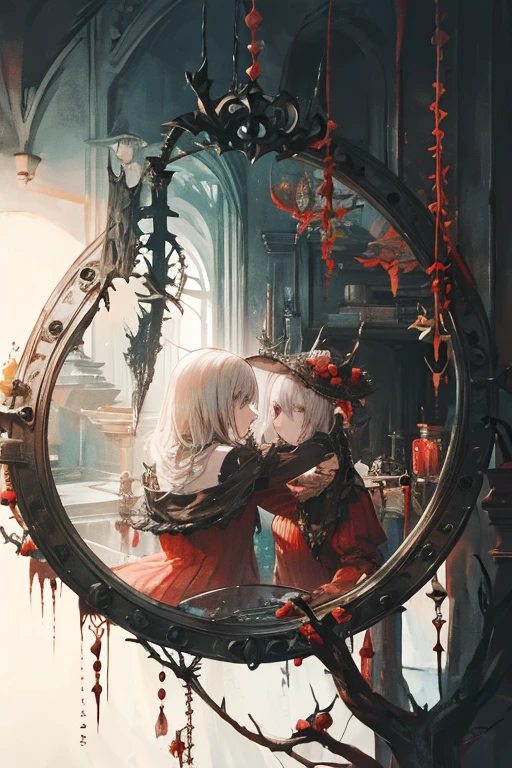 The Monstrously Cannibalism Clockwork Thorny Mirror Pools from Bloodborne.