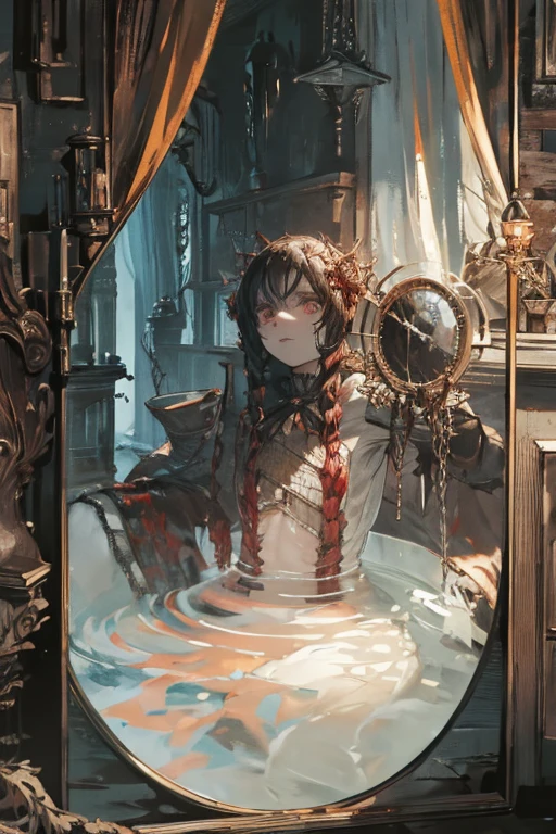 The Monstrously Cannibalism Clockwork Thorny Mirror Pools from Bloodborne.