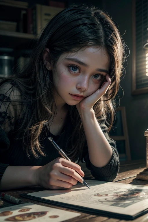 Karol Sevilla. ager, Masterpiece, Best Quality, of the highest quality, cinematic lighting, (volumetric lighting), extremely detailed CG unity 8K Wallpaper, in focus, 8K Wallpaper, 4K Wallpaper, extremely detailed, ultra realistic, photorealistic, sharp focus, absurdities, (HDR:1.2), (High contrast), Photography, Detailed and intricate, Instagram, whole body , Very detailed, digital paint, art station, conceptual art, seeds, sharp focus, illustration, cinematic lighting,