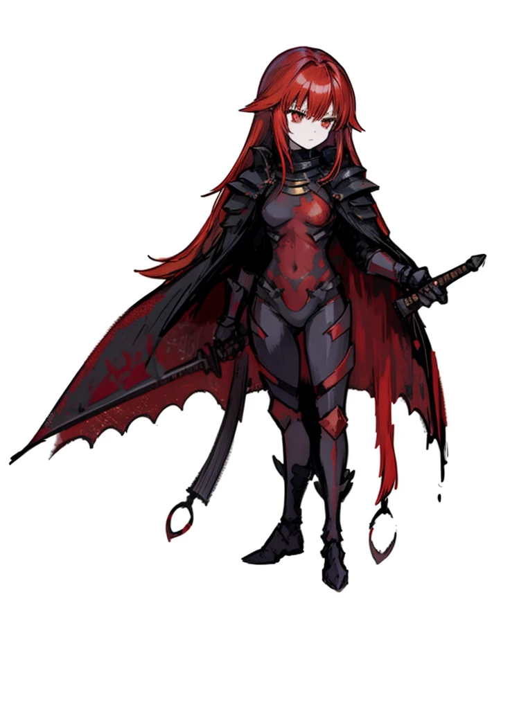 1boy, red hair, Long hairstyle, exposed torso, fire knight, legendary weapon ,beautiful clothes,(masterpiece, best quality), calm, aura of fire