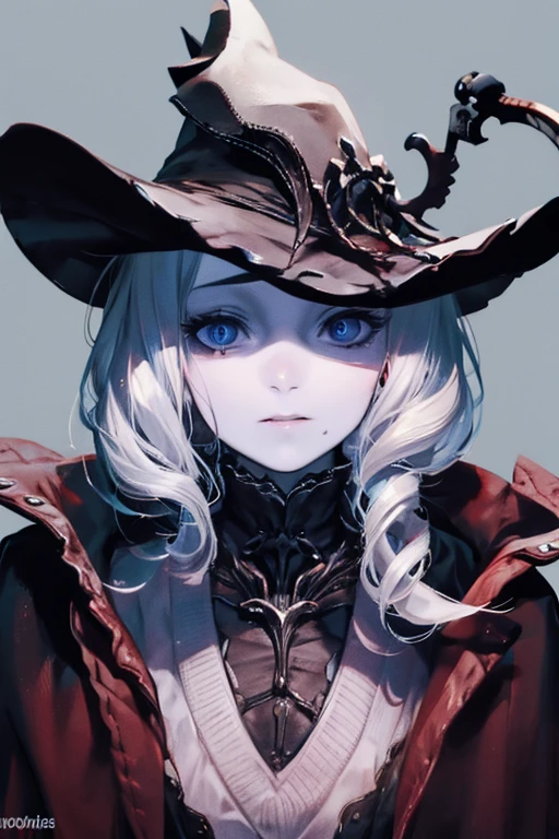 The Centered Portrait Of Cannibalism Skeleton Woman From Bloodborne.