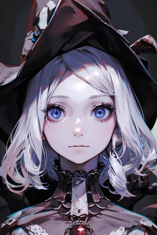 The Centered Portrait Of Cannibalism Skeleton Woman From Bloodborne.