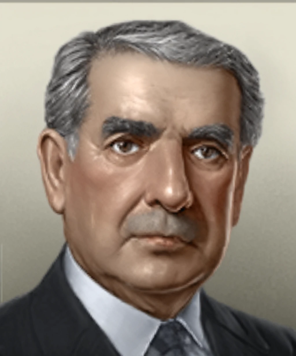 Chilean President Carlos Ibáñez del Campo, HOI4 Portrait Style
