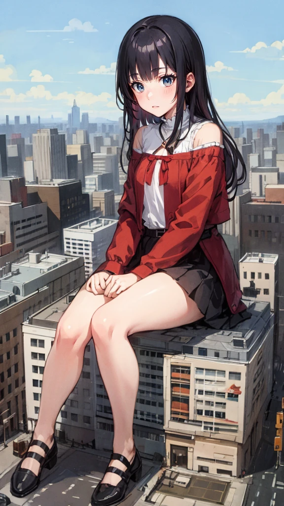 (realistic:0.0), (1girl), Cityscape