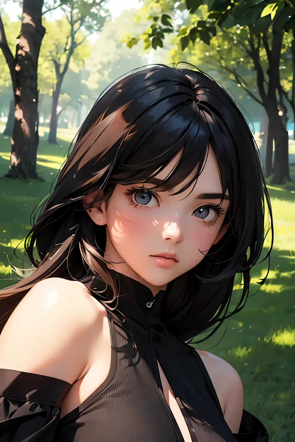 Highest quality、High resolution、Detailed Background、(Beautiful face in every detail:1.4)、Anatomically correct、(Detailed facial expressions)、Teenage beauty、(Highly detailed face:1.2)、Cute hair colour、Cute hairstyle、Perfect body line、well-groomed eyebrows、Do cute things、
In the hot summer sun、A is walking、
The shadow that stretches from the girl's feet is cast on the ground in a long and delicate manner.、
The figure of the girl is projected like a large shadow puppet on the grass and trees she is trampling.、
The girl's shadow sometimes appears on the tree.々The sunlight filtering through the branches creates a subtle shimmer.、
The girl walks lightly, but her shadow continues to grow silently.、
The girl turns around and sees her shadow stretched out.、
In the sunlight shining through the shade、The contrast of light and shadow created by the girl's figure and shadow is beautiful.、The graceful steps of the girl and the delicacy of her shadow、
The shadow of the girl spreading across the ground in the strong sunlight evokes a sense of coolness and elegance that is unique to summer.