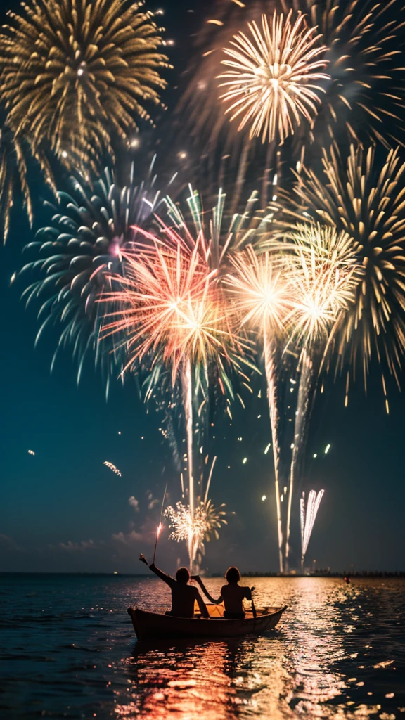 High resolution, firework,Ocean,watermelon