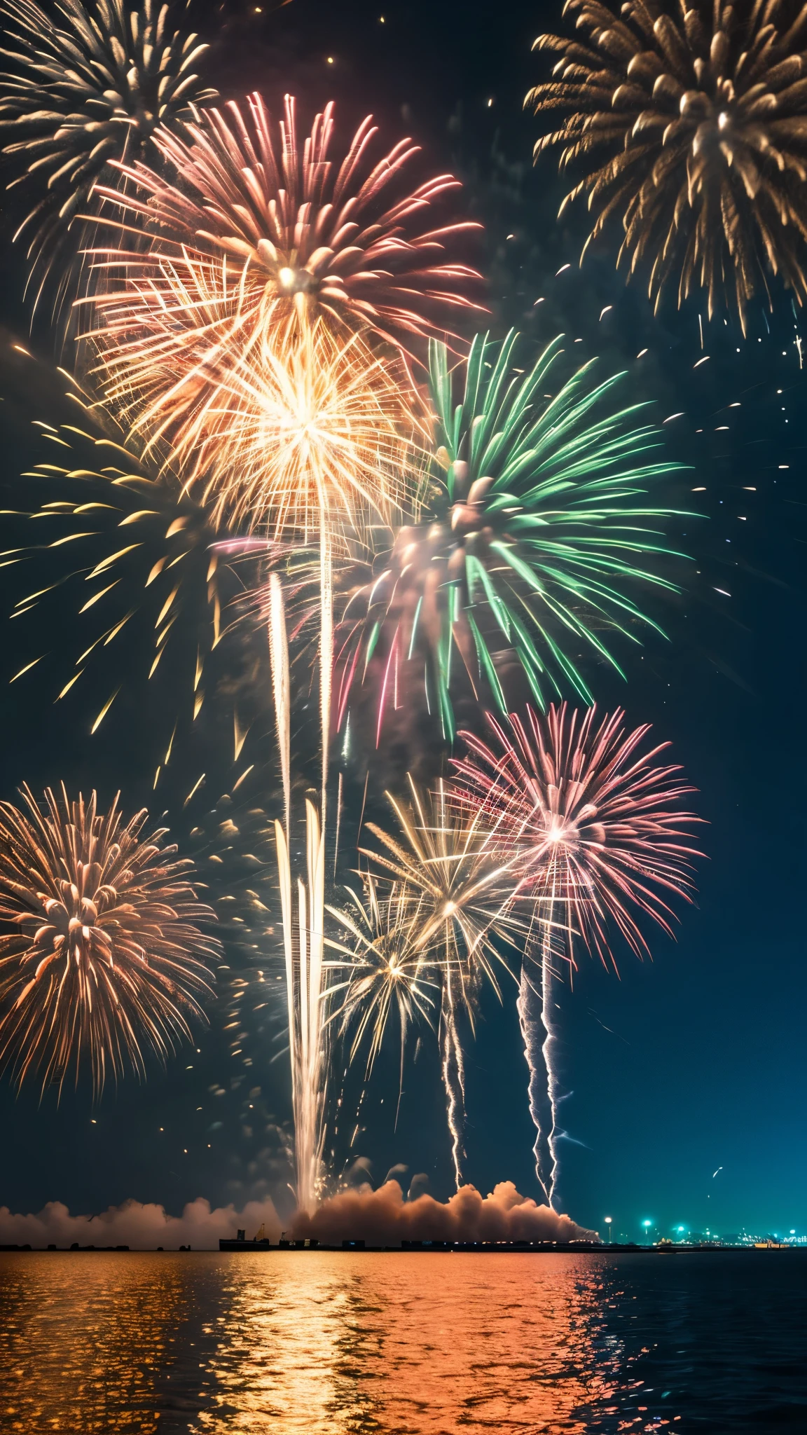 High resolution, firework,Ocean,watermelon