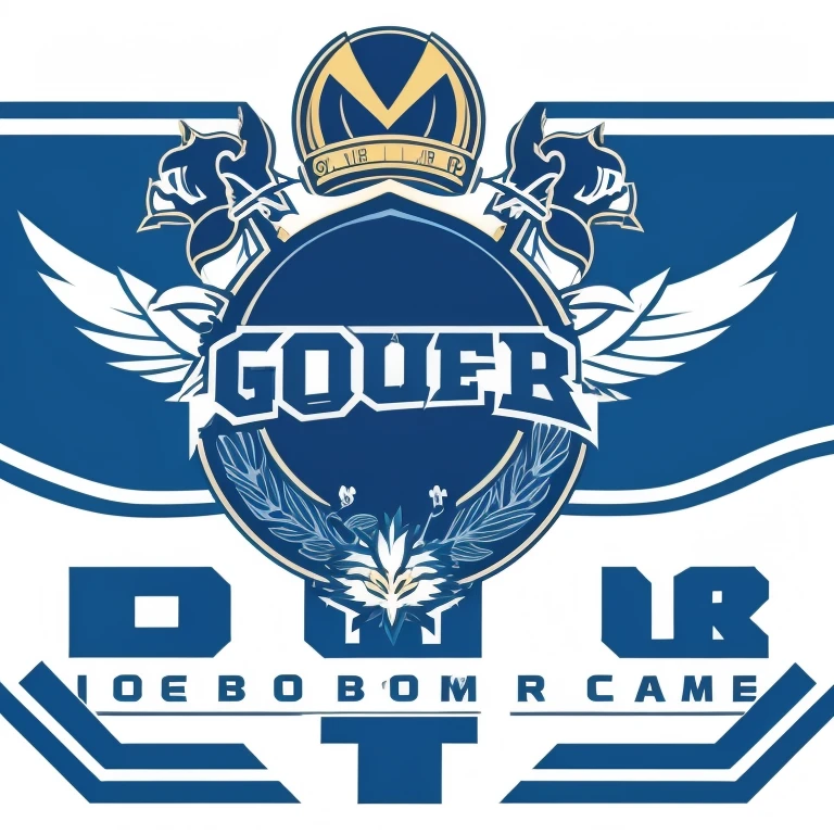 Make a football logo for the Goer Unic Blue team
