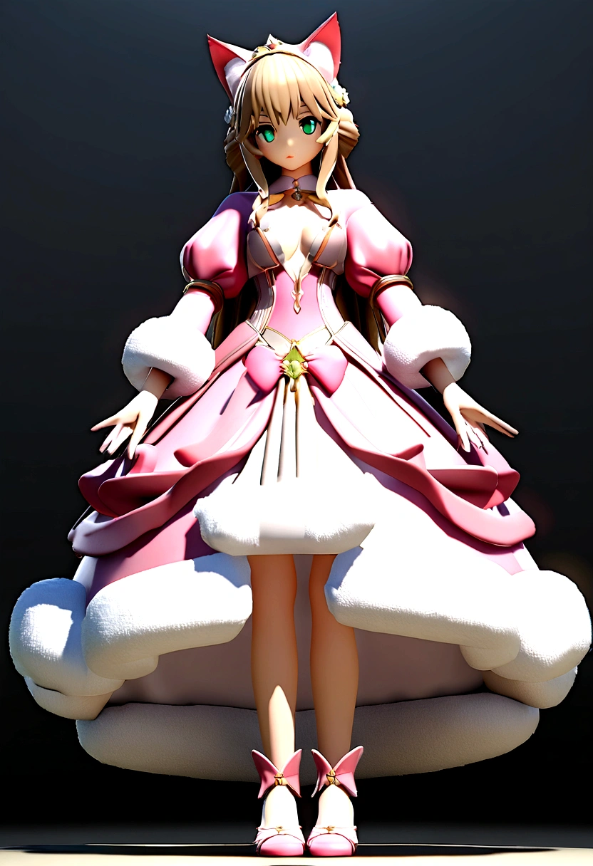 Cat　Healing　fluffy　3d