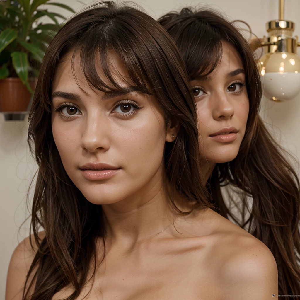 espagnol, brune, peau mate, mannequin, influenceuse, sexy, de face, portrait,