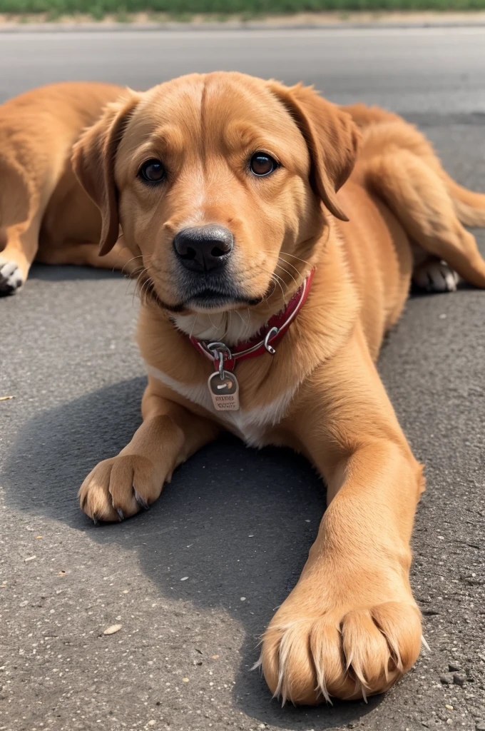 a caramel dog