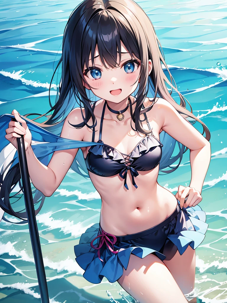 bikini、Ocean、Water Play、girl、S-word、Get excited