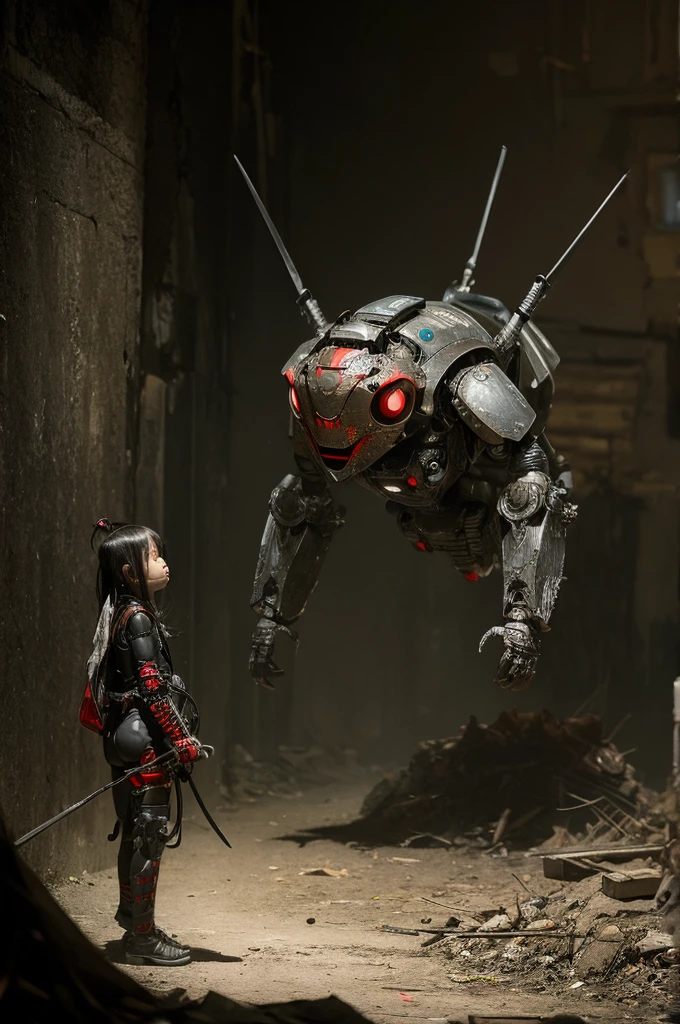 Cicada larvae robot Dark fantasy Creepy