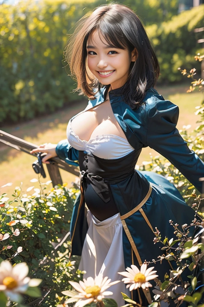 (8K、Raw photography、Highest quality、masterpiece:1.2),(Black Hair、Dark Eyes:1.9),(:1.6)、View your viewers,Front view,White skin,(:1.3)、(Tight waist:1.6)、(Clothes that accentuate the shape of the breasts:1.2)、(Big Breasts :1.5)、Slim figure、Ultra-high resolution,beautiful,beautiful fece,(One person、No background:1.9),whole bodyボディー,Japanese women,(reality的:1.37)、Photon Mapping,reality、(Baby-faced and cute: 1.2)、(Cute Smile: 1.8)、(Round face: 1.8)、Radio City、Physically Based Rendering、Depth of field rally background、photograph, (:1.8),(:1.6),whole body、Great quality
