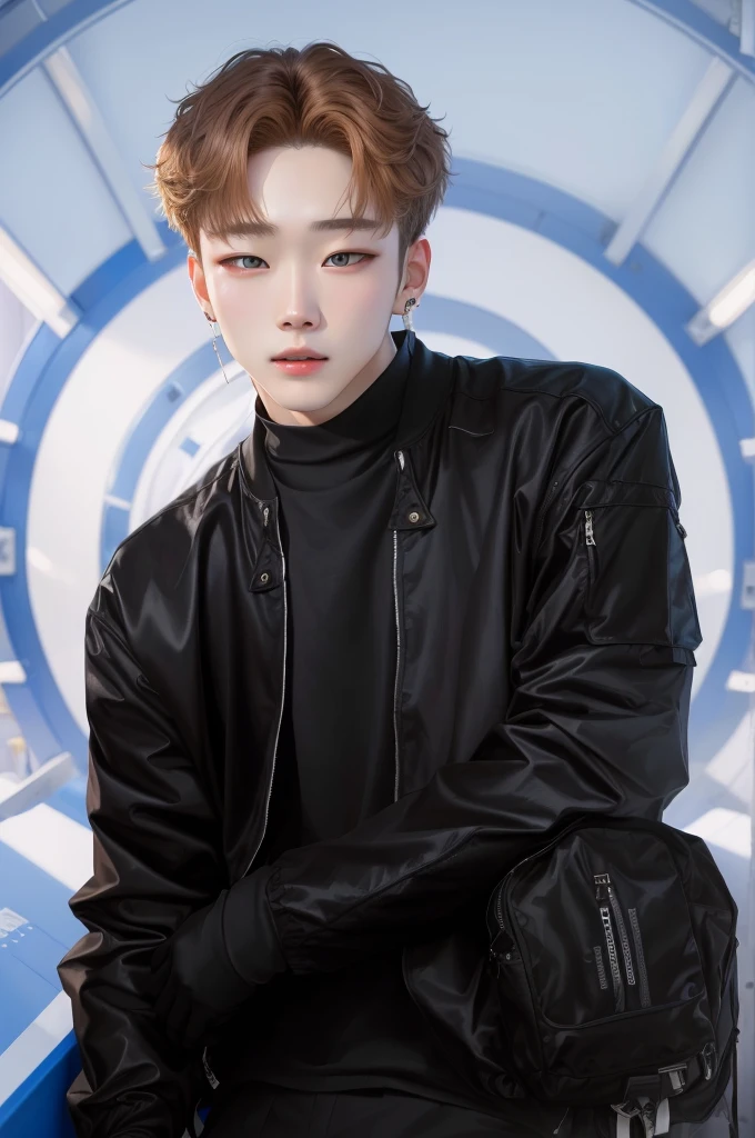 Jaehyun's blonde hair