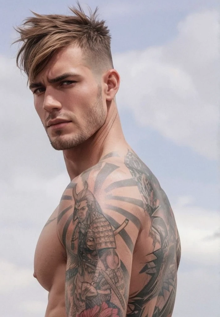 tattooed man