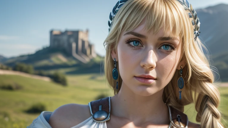 1 gorgeous blonde woman,
hair fringe,
hair bangs,
long blonde hair,
single braid,
large breasts
braid,
thighhighs,
hair ornament,
lips,
sophitia_whitedress_aiwaifu,
jewelry,
25 ans,
(European girl:1.2),
(Realistic hair:1.2),
(realistic eyes:1.2),
(Beauty face:1.3),
looking up,
sad face,
A painful look,
Mouth restrained,
crying,
(detailed face and eyes):1.2,
detailed eyes green,
remarkable eye color,
wrinkled skin,
sharp,
detailed and realistic portrait of a woman,
(freckles:0.5),
skin pores texture,
cute,
shoulder armor,
hair ribbon,
low-tied long hair,
shoulder pads,
earrings,
black legwear,
bangs,
blue ribbon,
sleeveless,
corset,bracelet,
angel,
goddess,
perfect body,
perfect hands,
perfect face,
perfect eyes,
Best quality,
ultra highres,
(realistic, photo-realistic:1.33),
(8k, RAW photo, best quality, masterpiece:1.2),
Kodak gold 200,
National Geographic style,
medium shot,
Photography,
movie,
cinematic,
Realistic,
natural lighting,
depth of field,
film grain,