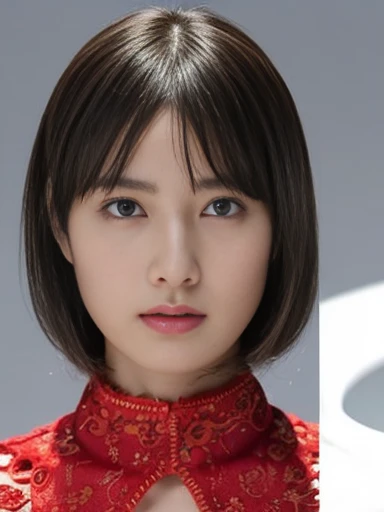 (1. Mechanical Girl)、Highest quality、masterpiece、Ultra-high resolution、(Photorealistic:1.4)、RAW Photos、1 girl、Blonde、Glowing Skin、(((1. Mechanical Girl)))、(LED Lamp Mechanical Helmet)、(Small LED Lamp)、((Ultra-Realistic Details))、Portrait、Global Illumination、Shadow、Octane Rendering、8K、Super sharp、huge 、Bare skin exposed in the cleavage、Metal、Intricate decorative detailore about Japan、Very intricate details、Realistic Light、CGSoation Trend、Red eyes、Shining Eyes、 the camera、Neon detailed mechanical li(Mechanical vertebrae attached to the back of the blood vessels connected to the tubes、Attaching a mechanical cervical vertebra to the neck、Sit on、(Wires and cables connected to the head)、Gundam、Small LED Lamp、