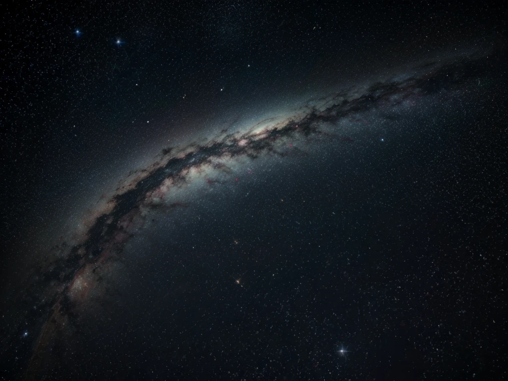 stars in spiral, lots of color