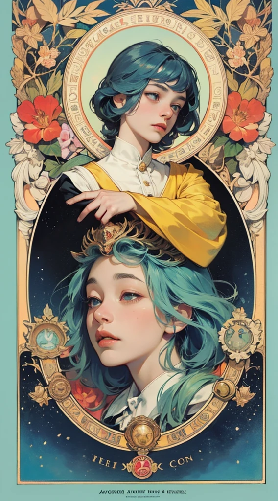 Artwork, Better Quality, woman, Tarot, Baldo, Court Jester, Symbolism, Visual art, Occultism, universal, Vision Casting, philosophy, Iconography, Numerology, Popularity, art, Alphonse Mucha