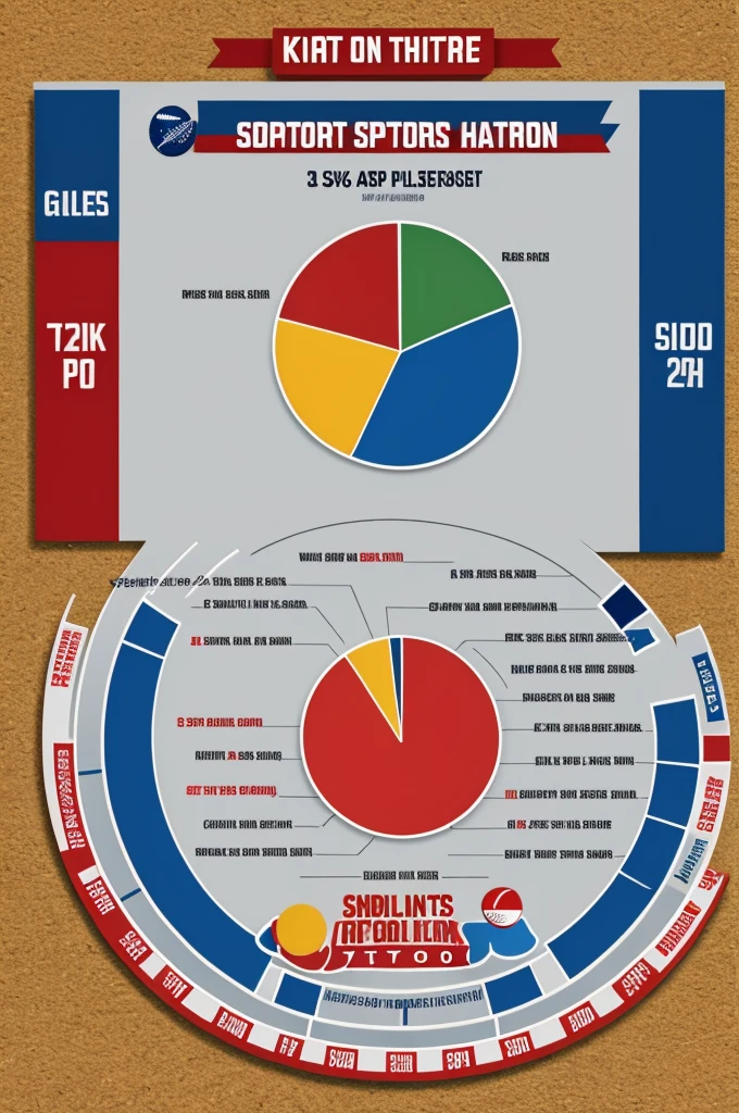 A sports pie chart